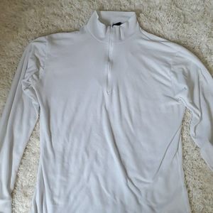 Lands End white pullover